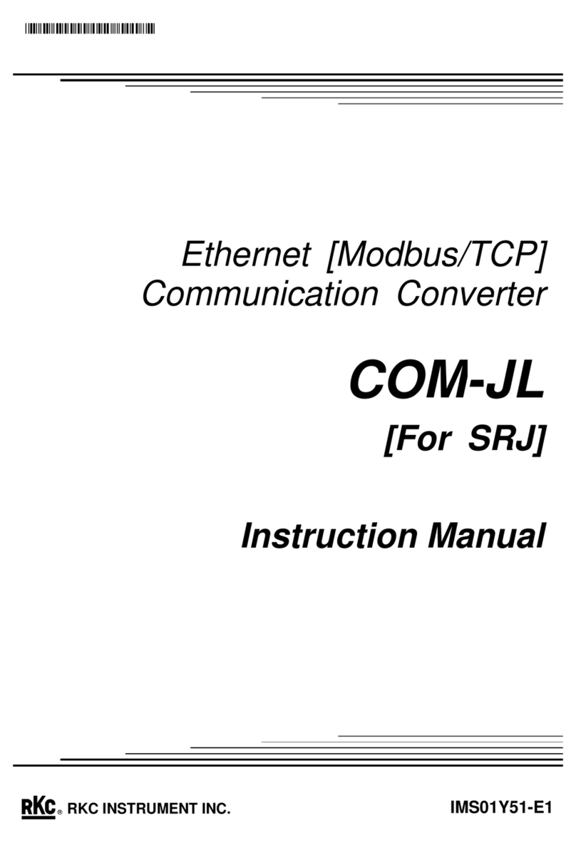 RKC INSTRUMENT COM-JL User manual