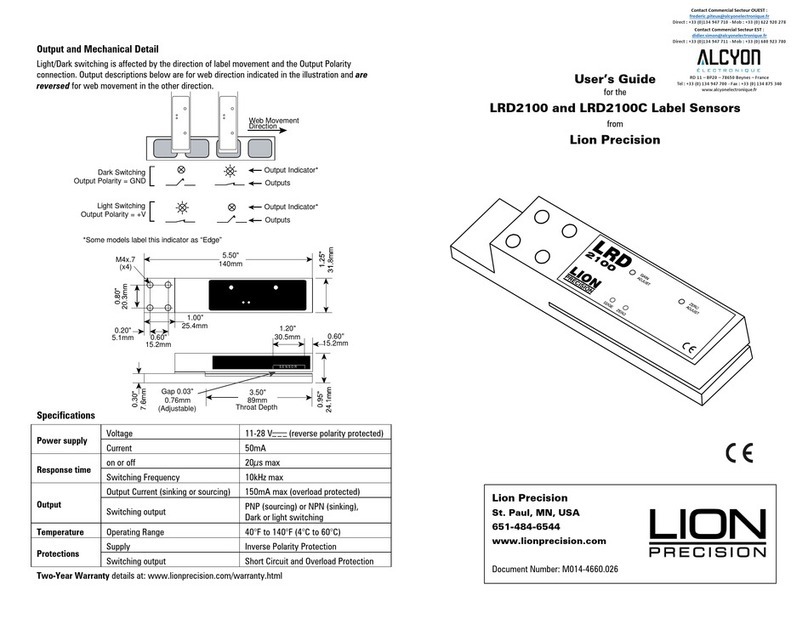 Lion Precision LRD2100 user guide