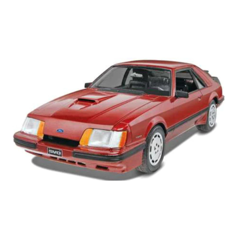Monogram 85 FORD MUSTANG SVO User manual