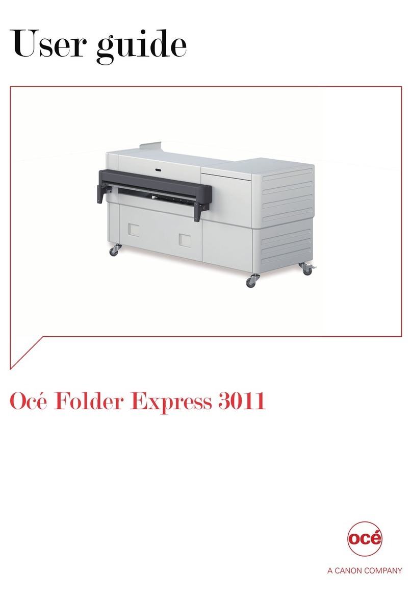 Oce Folder Express 3011 user guide