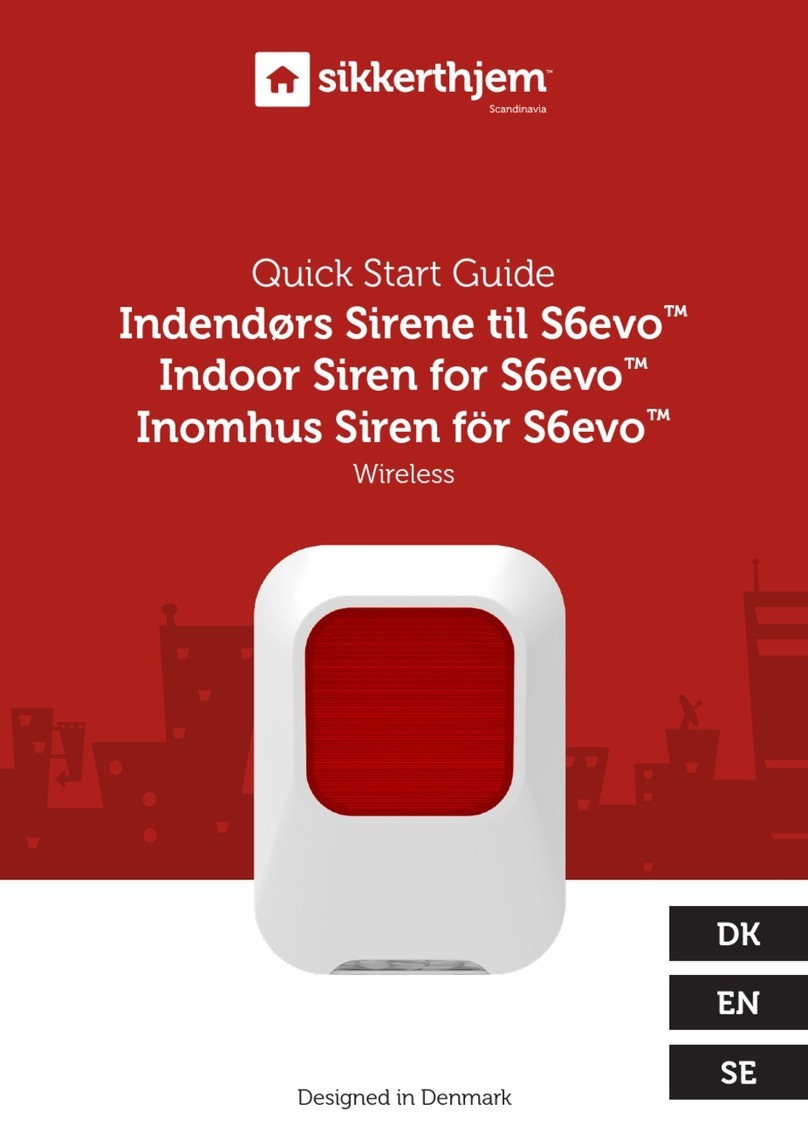 Sikkerthjem S6IS18 quick start guide