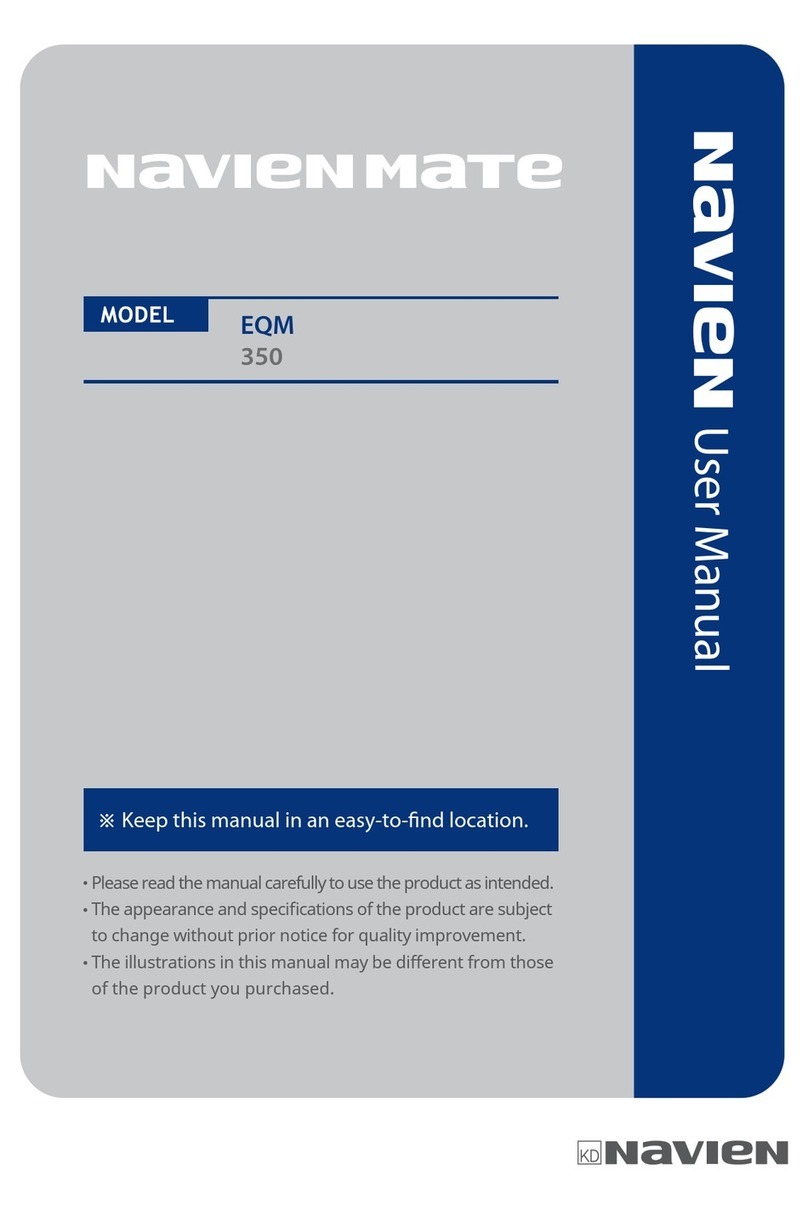 Navien Mate EQM 350 user manual