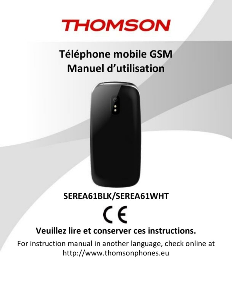 THOMSON SEREA61BLK User manual