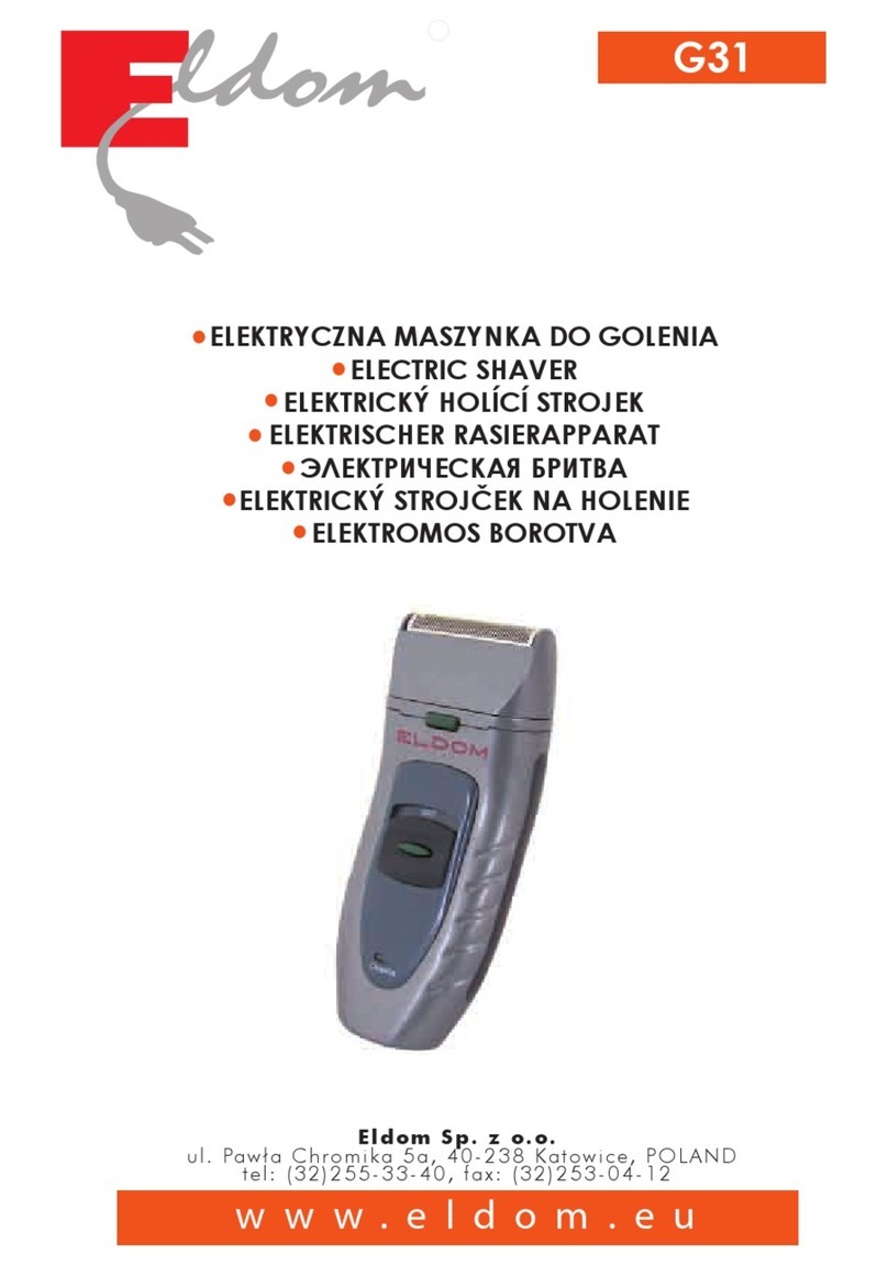 Eldom G31 User manual
