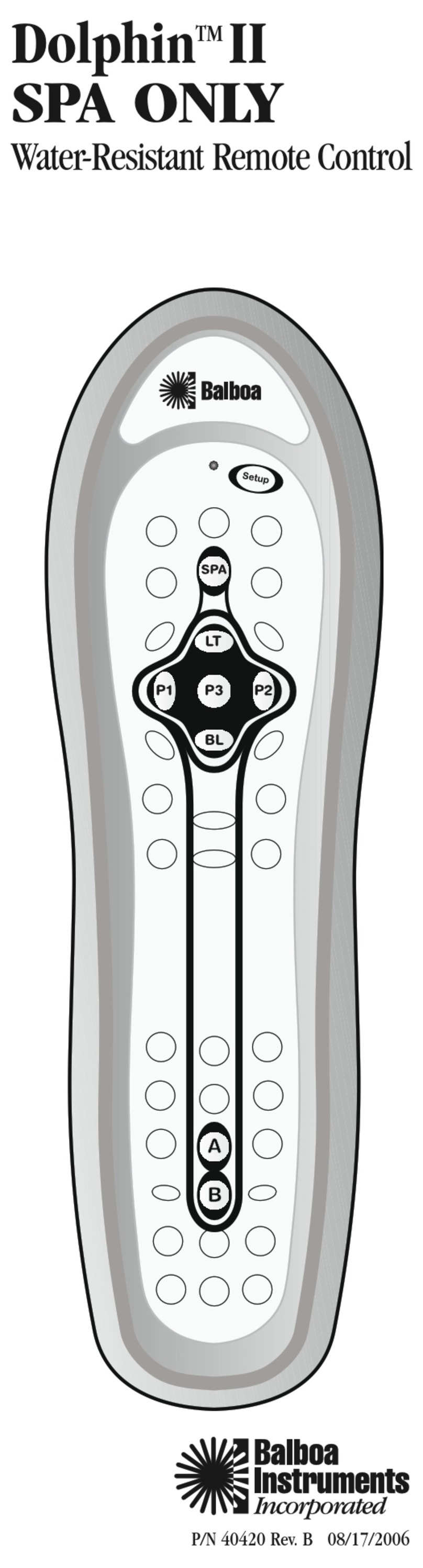 Balboa Instruments Dolphin II manual