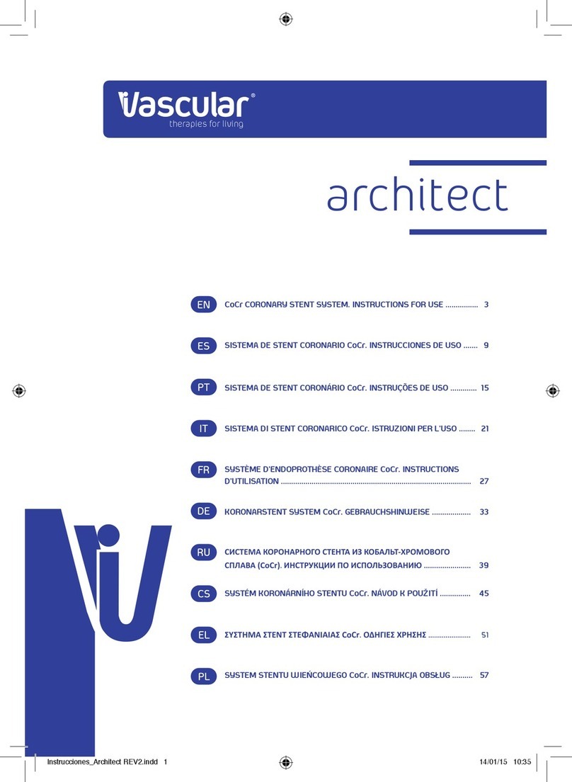 Vascular architect Instructions for use