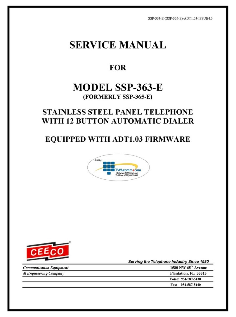 CEECO SSP-363-E Service manual