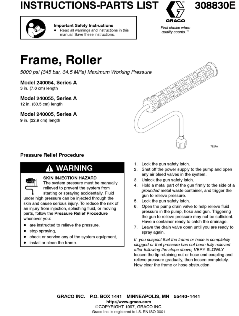 Graco 240054 Instructions-parts list