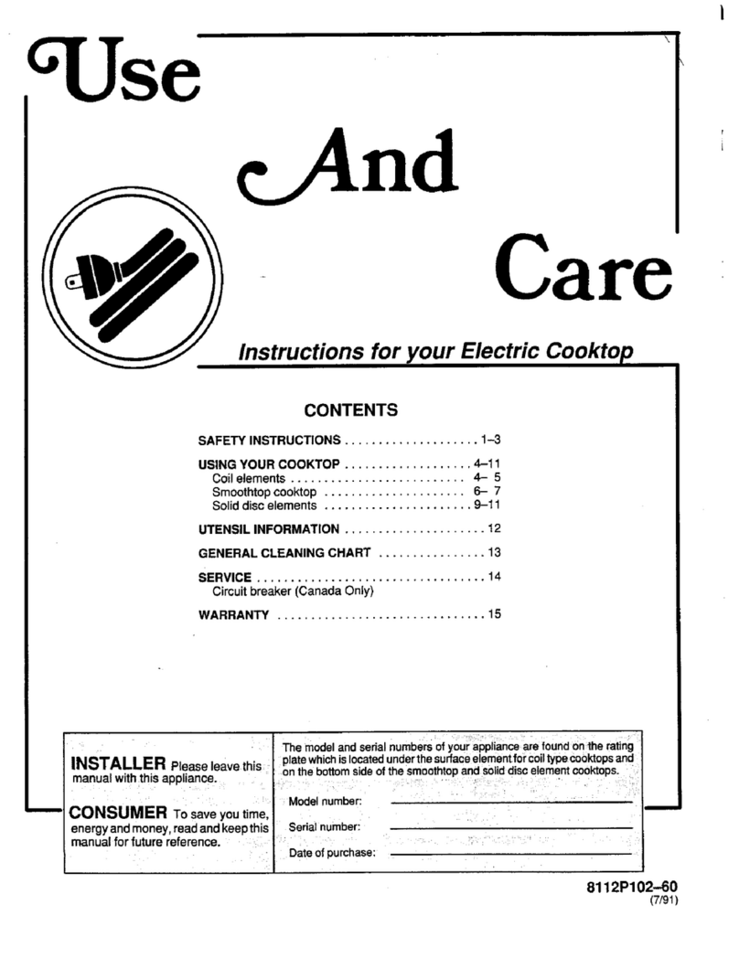 Whirlpool CSEA300ACD Use and care