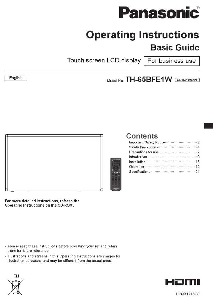 Panasonic TH-65BFE1W User manual