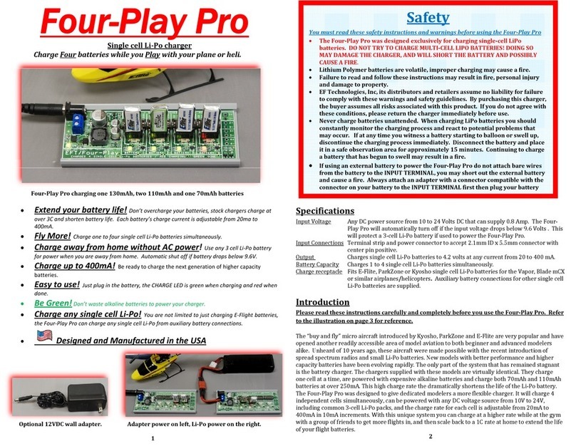 EF TECH Four-Play Pro manual
