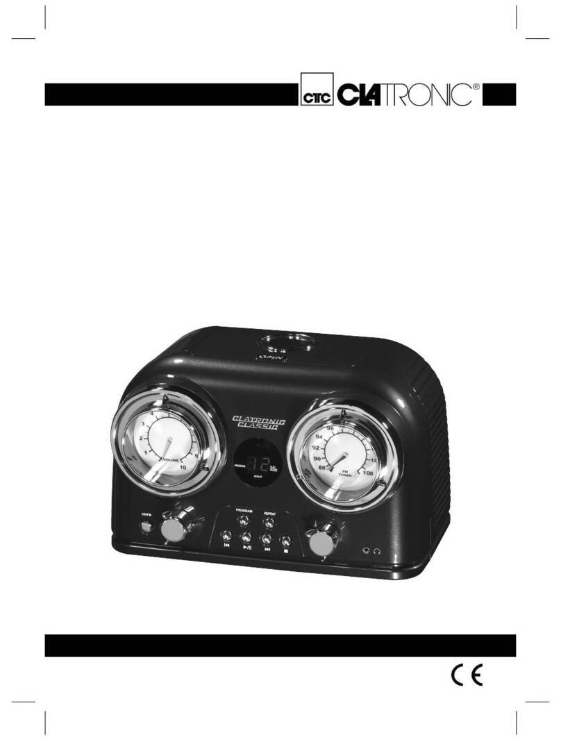 Clatronic MC 692 CD Instruction manual & guarantee