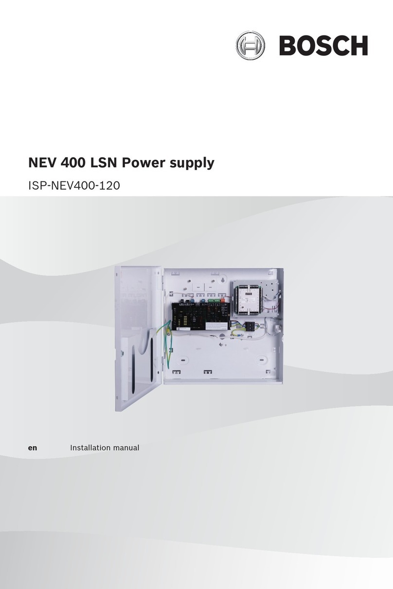 Bosch NEV 400 LSN installation manual Bosch NEV 400 LSN installation manual