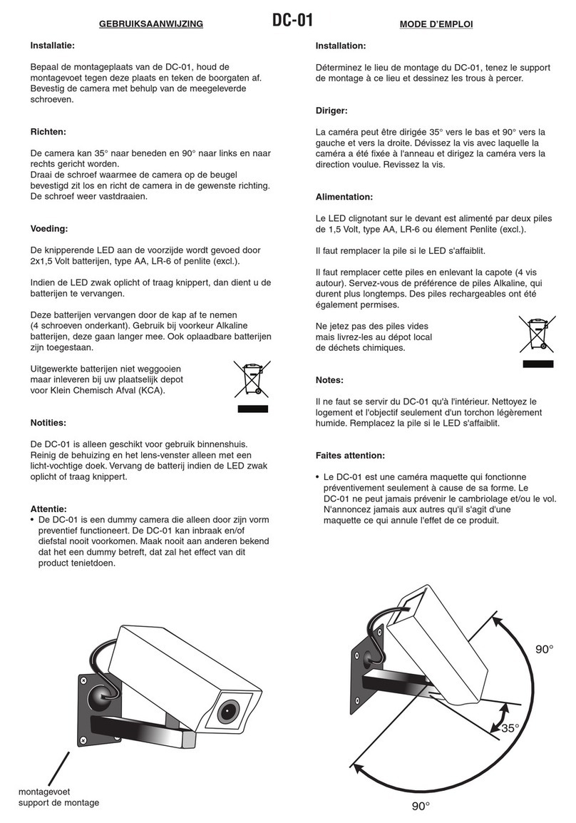 Alecto DC-01 user manual
