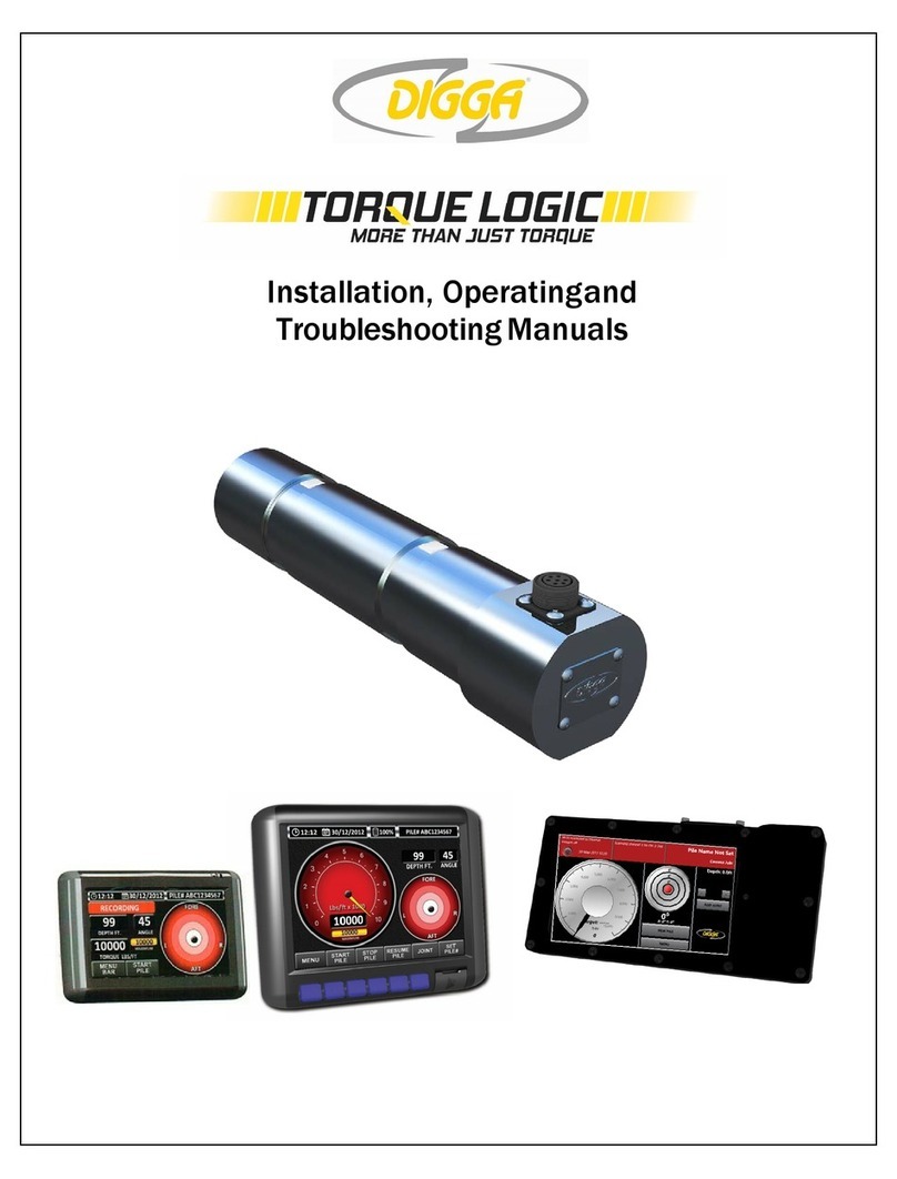 Digga TORQUE LOGIC User manual