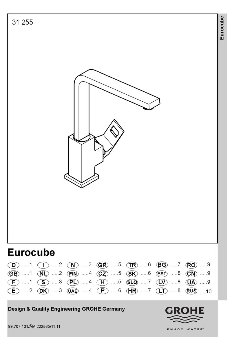 Grohe Eurocube 31 255 User manual
