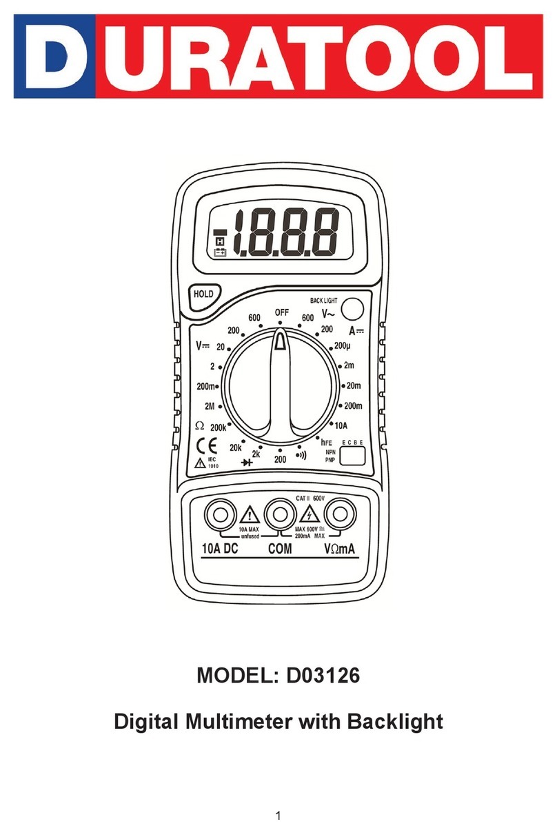Duratool D03126 manual