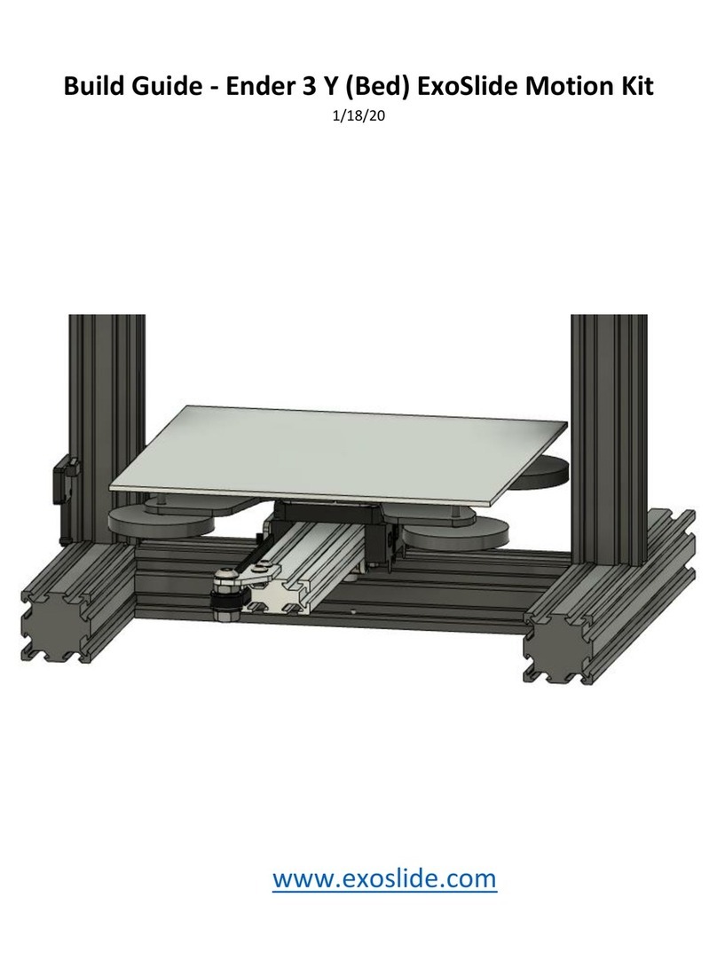 ExoSlide Ender 3 Y Bed Build guide