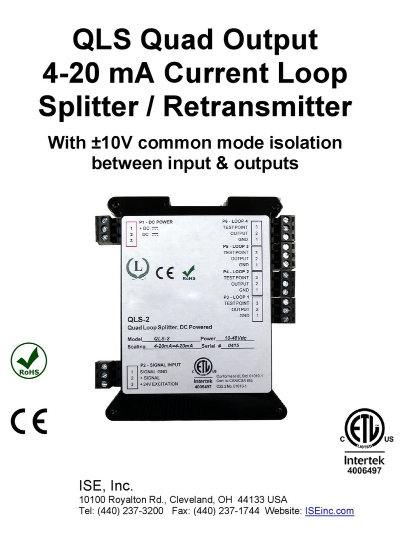 ISE QLS-1 User manual