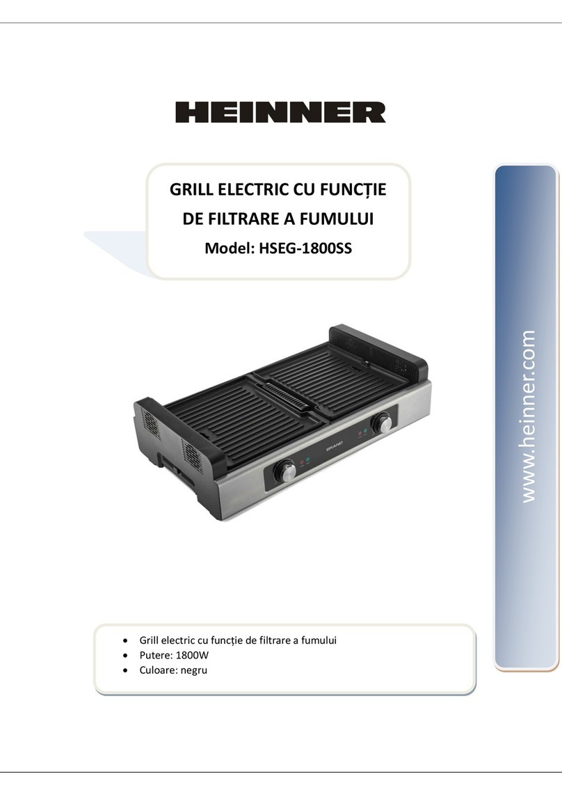 Heinner HSEG-1800SS User manual