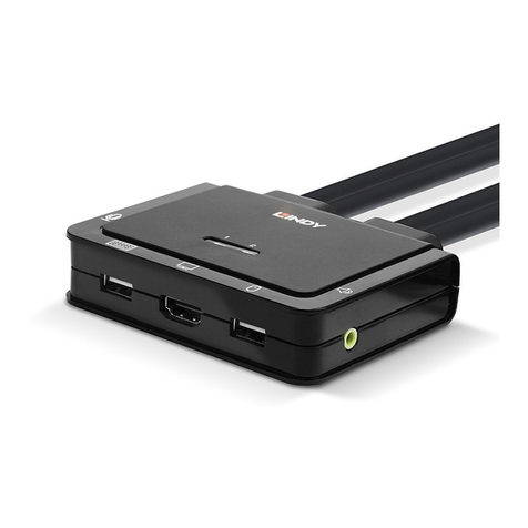 Lindy KVM Switch Pro USB 2.0 Audio DVI-I manual