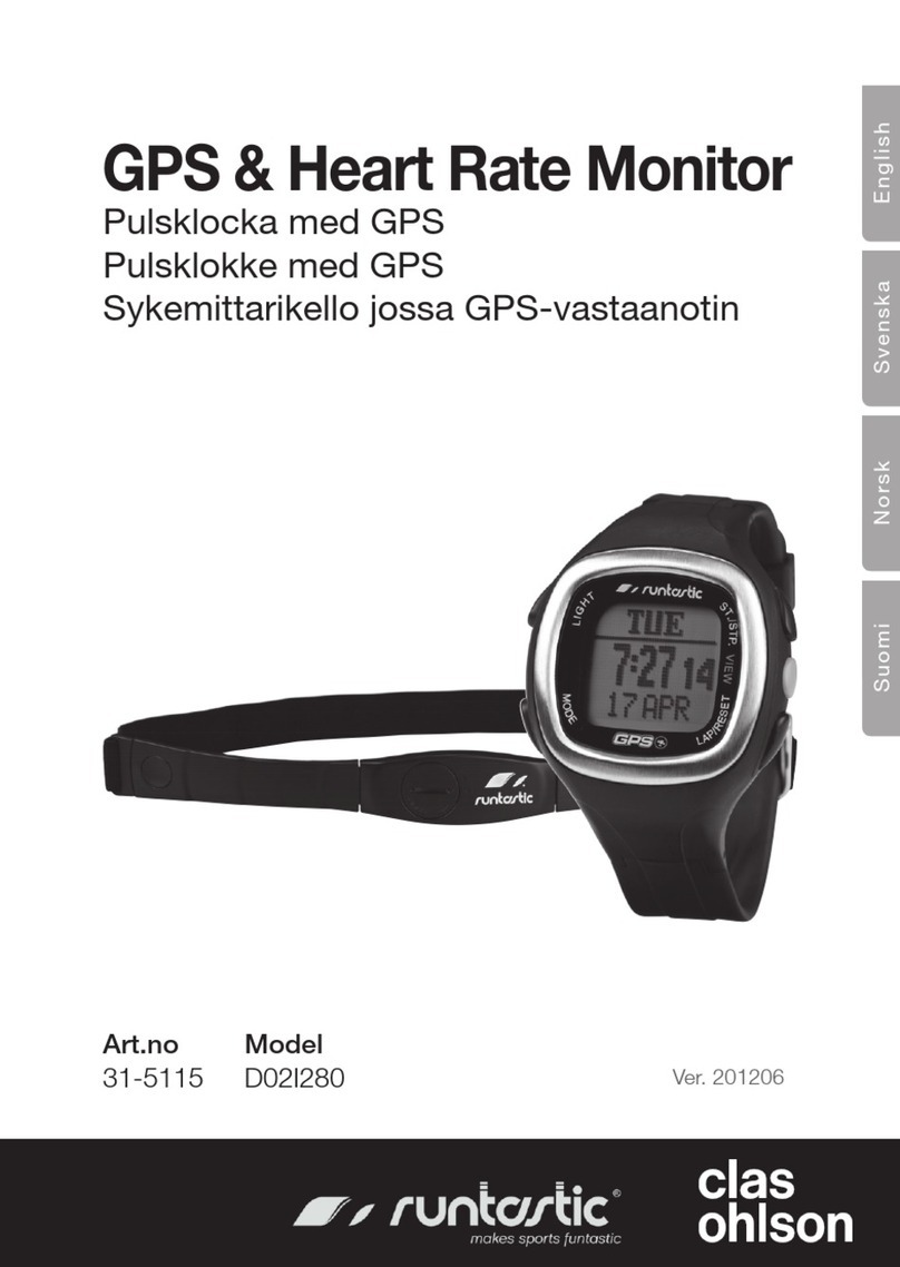 Clas Ohlson runtastic D02I280 manual