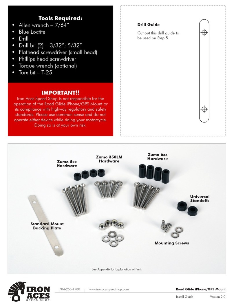 Iron Aces Road Glide Mount installation guide Iron Aces Road Glide Mount installation guide