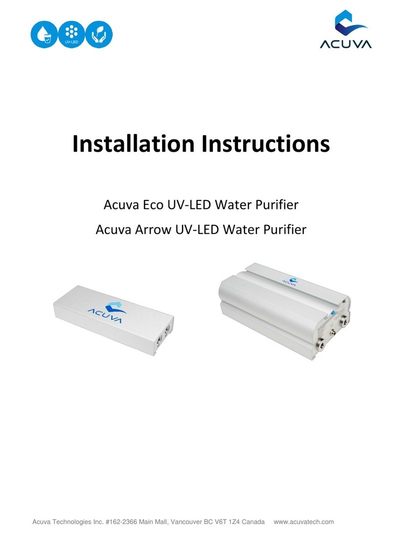 Acuva Eco User manual Acuva Eco User manual