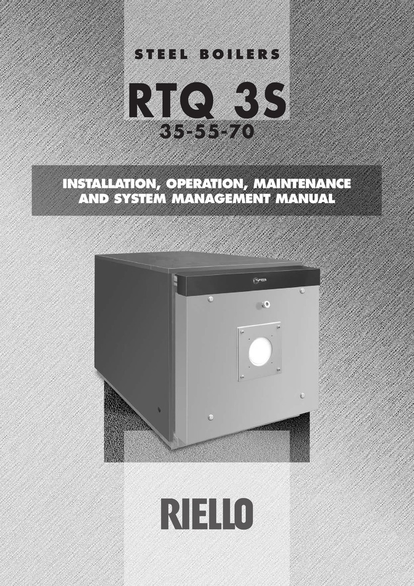 Riello RTQ 3S Series Installation, Operation, Management and System Management Manual