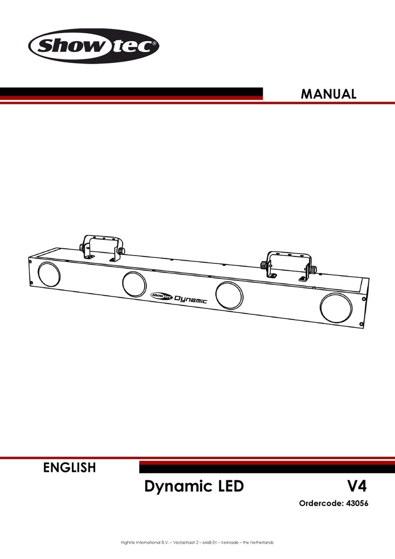 Show Tec Dynamic LED V4 User manual