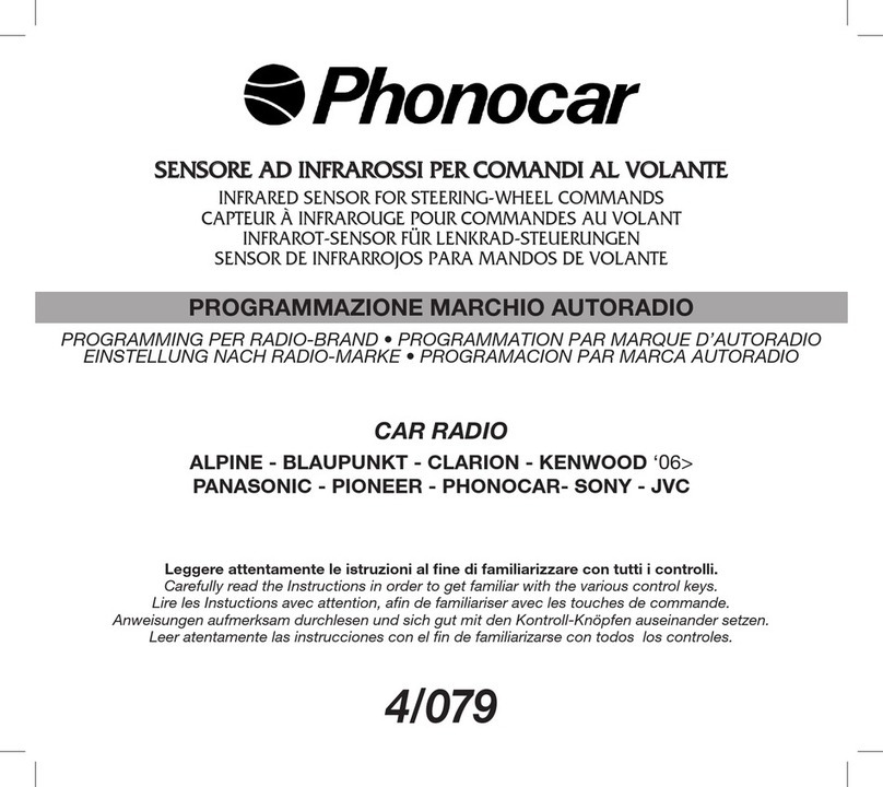 Phonocar 4/079 User manual