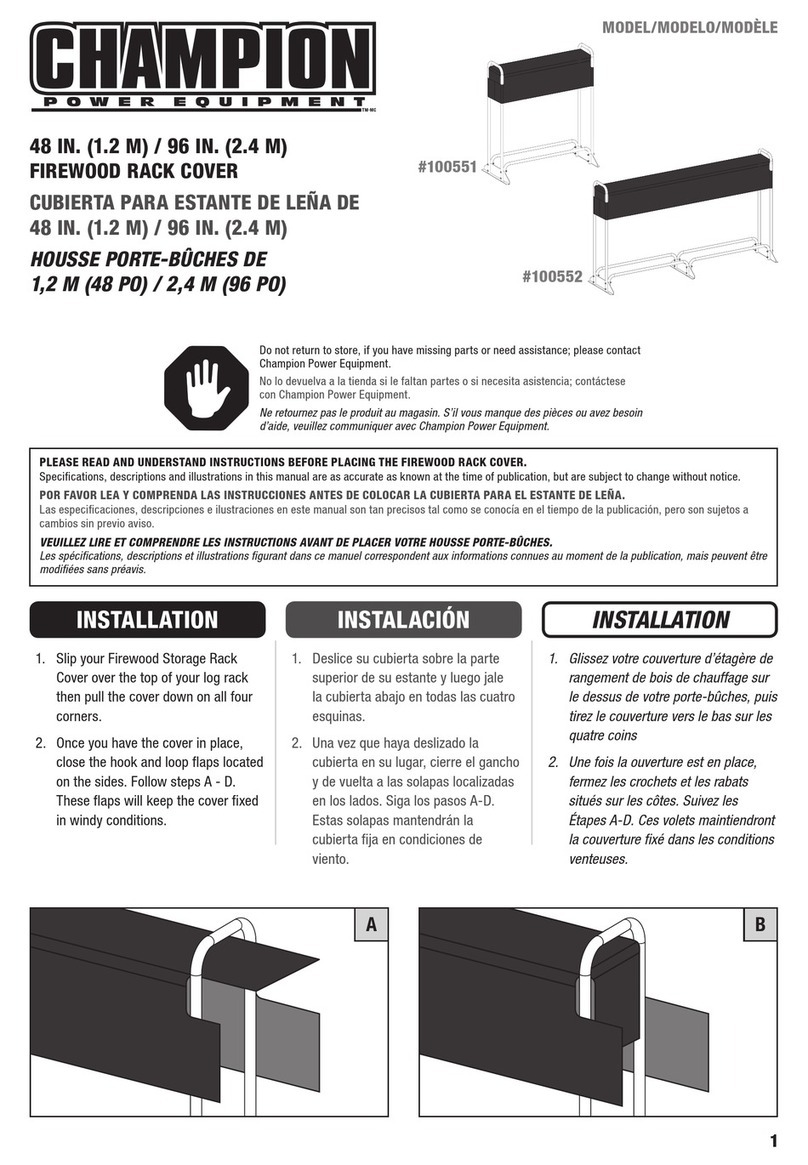 Champion 100552 manual Champion 100552 manual