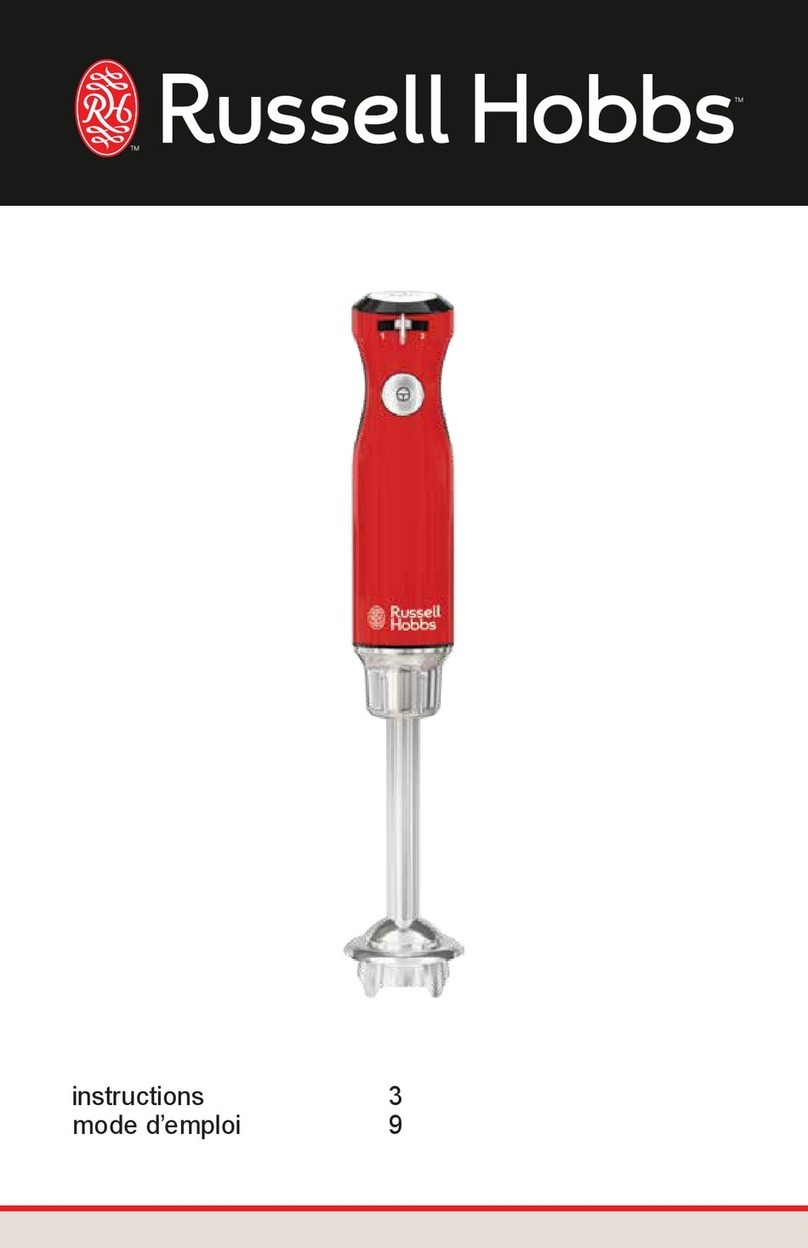 Russell Hobbs HB3100RDR User manual