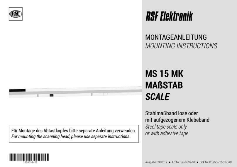 RSF Elektronik MS 15 MK User manual