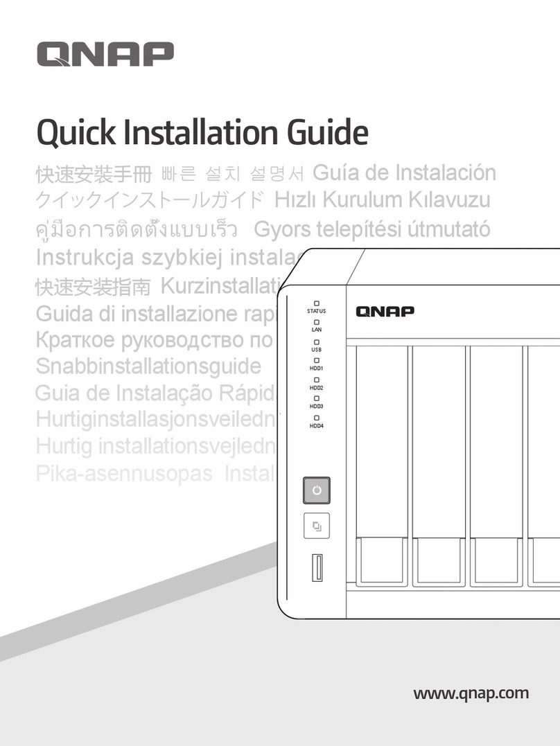 QNAP TS-X31P Series User manual