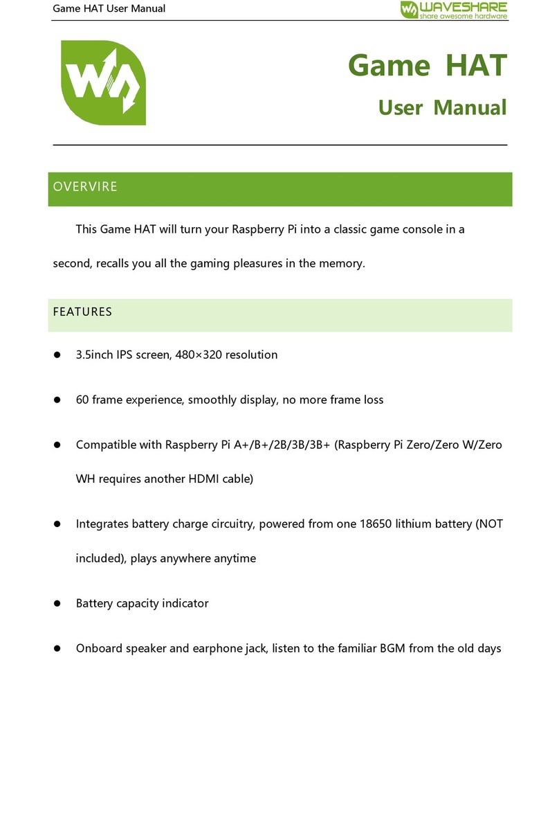 Waveshare HAT User manual