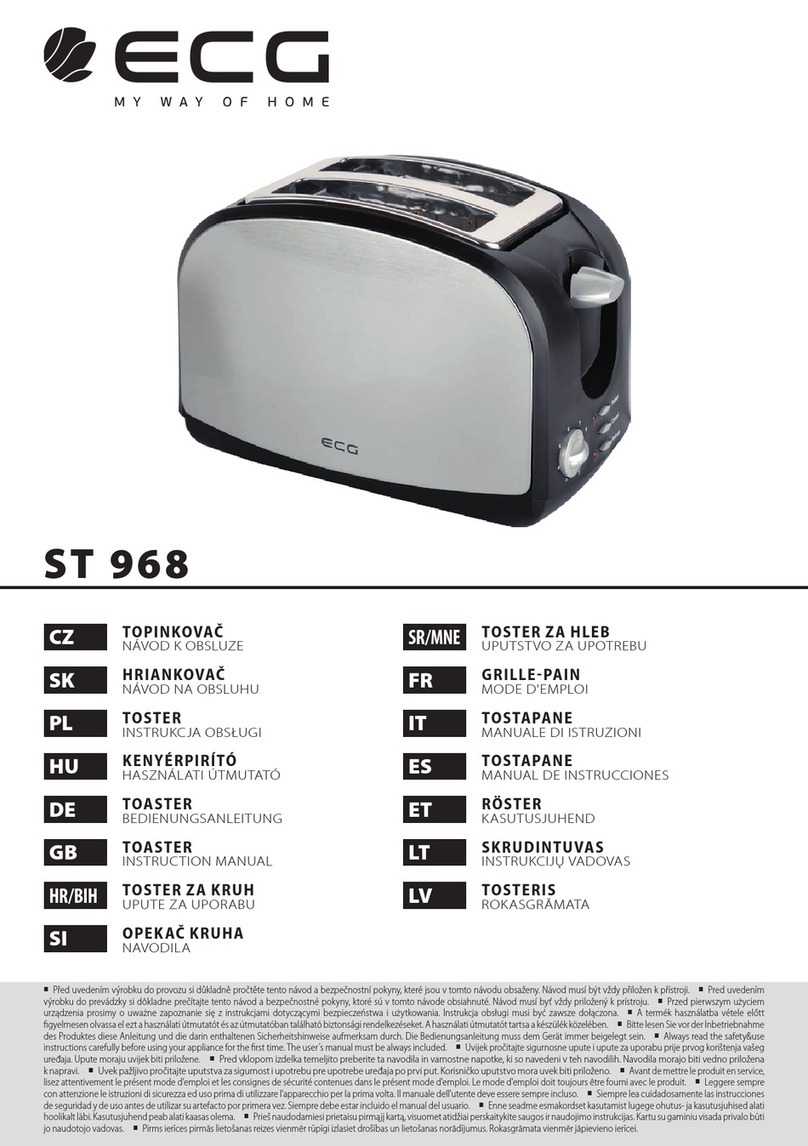 ECG ST 968 User manual