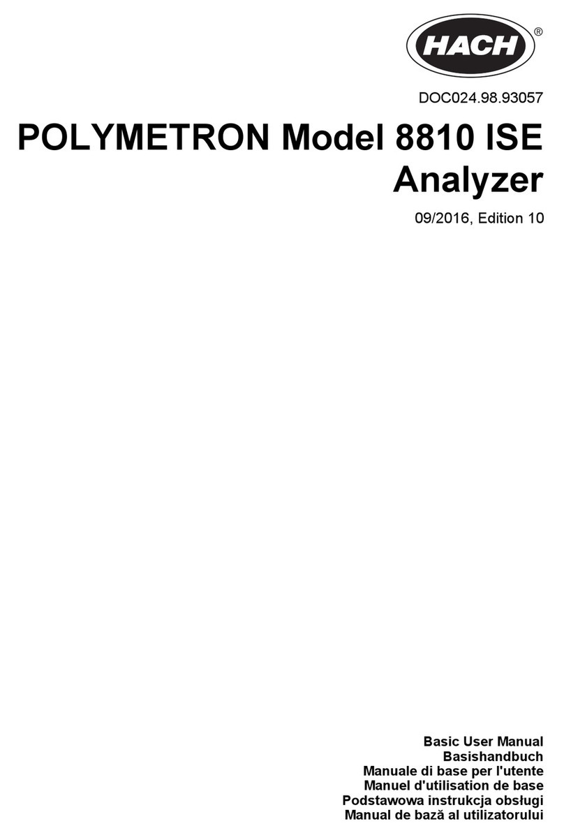 Hach POLYMETRON 8810 ISE Quick manual