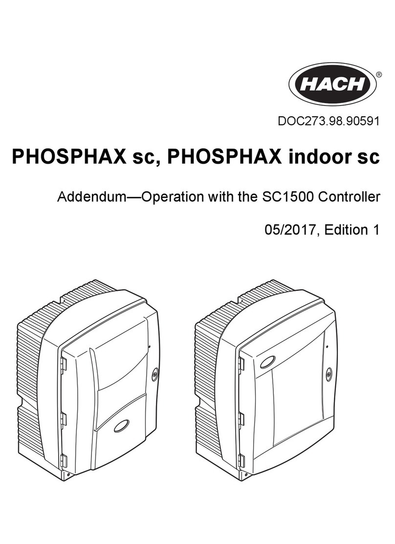 Hach PHOSPHAX indoor sc Installation and operating instructions