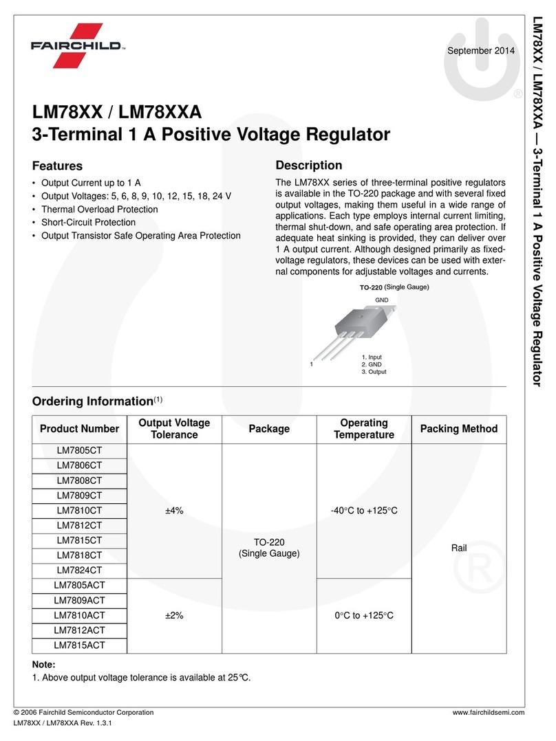 Fairchild LM78 Series User manual