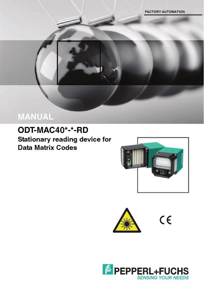 Pepperl+Fuchs ODT-MAC40-RD Series User manual