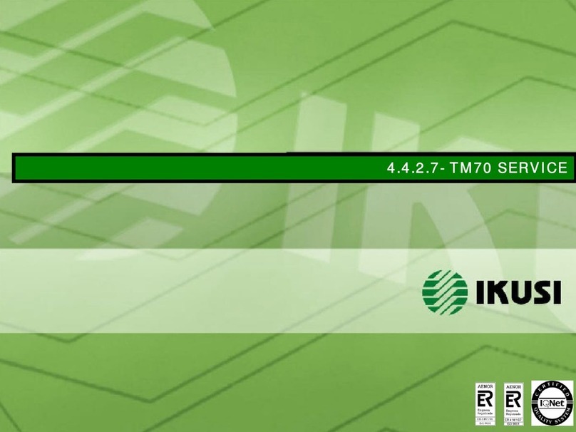 IKUSI TM70 Series User manual
