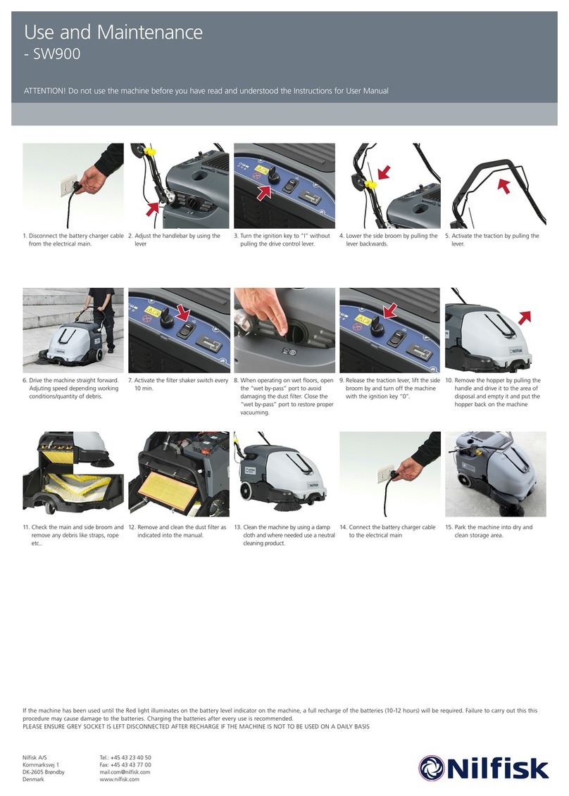 Nilfisk-Advance SW900 User manual