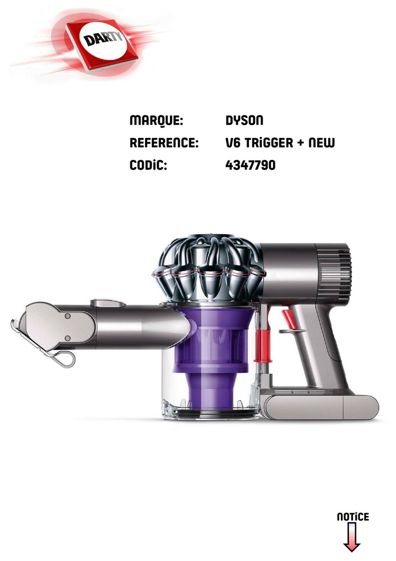 Dyson V6 TRIGGER+ operating manual
