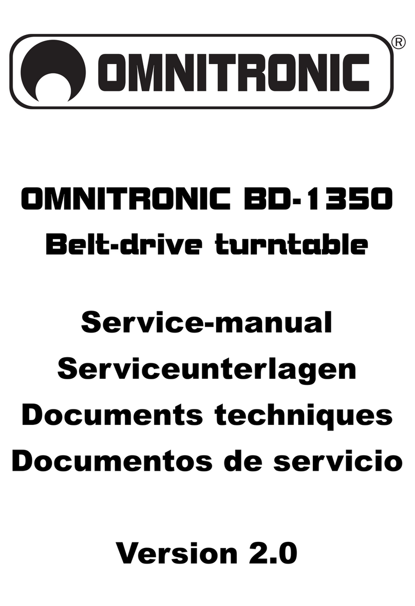 Omnitronic BD-1350 Service manual