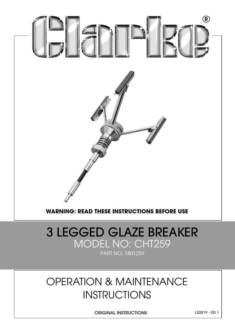 Clarke CHT259 Instruction Manual