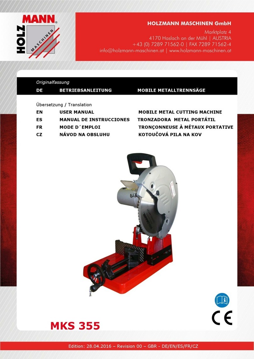 Holzmann MKS 355 user manual