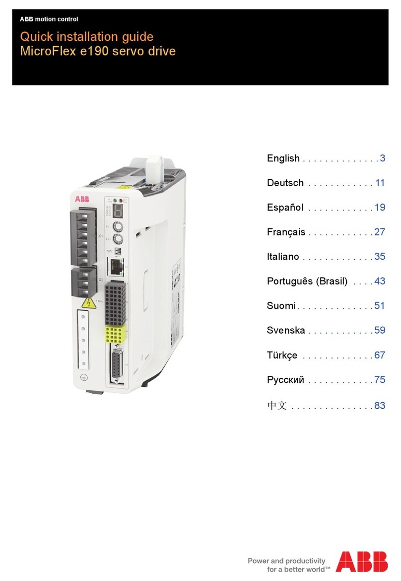 ABB MicroFlex e190 Quick installation guide
