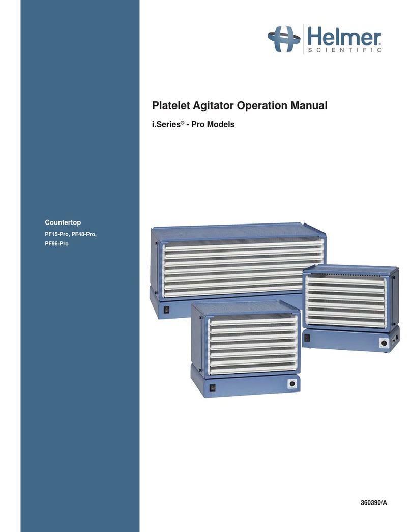 Helmer i Pro Series Operation manual