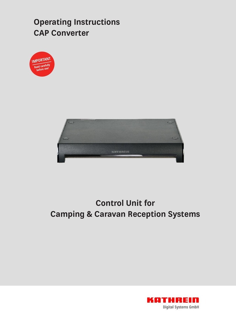 Kathrein CAP Converter operating instructions